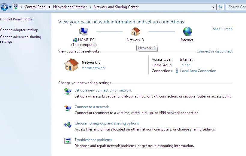 Network settings. Windows 7 Network and sharing Center. Где other. В нетворк.