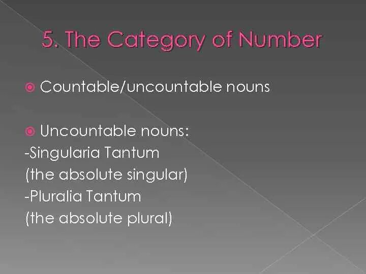 Absolute number