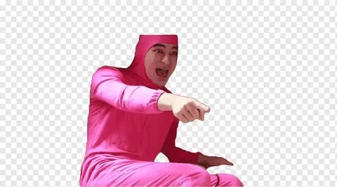 Мужик в розовом мем