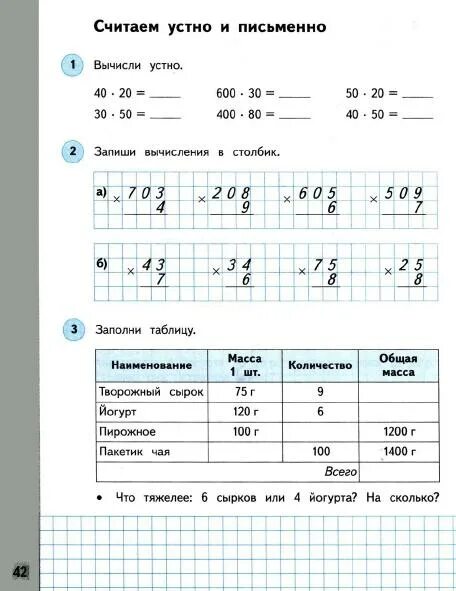 Математике 3 класс рабочая тетрадь стр 42. Рабочая тетрадь по математику 3 класс. Ответы по математике печатная тетрадь 3 класс 1 часть.