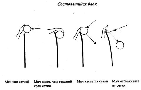 Заступ линии в волейболе