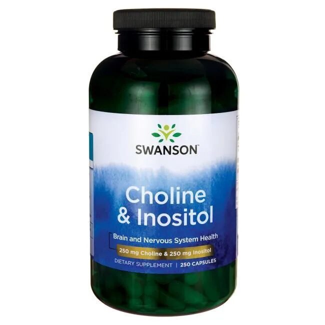 Холин для печени. Swanson Холин-инозитол 250mg, 250 капсул. Choline Inositol капсулы. Choline & Inositol Холин инозитол. Inositol Swanson капсулы.