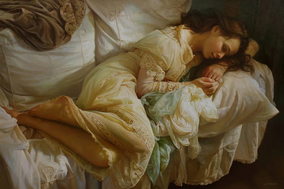 Волшебных снов. Сонная девушка с подойником. Сон эстетика. Две девушки во сне. Двое под звездным небом.