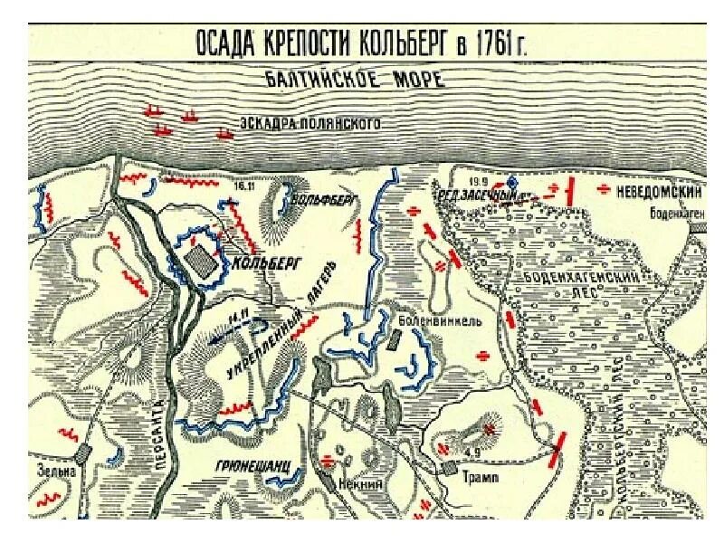 Осада Кольберга 1761 г. Взятие Кольберга 1761 карта. 1761 Год Кольберг. Взятие крепости Кольберг карта.