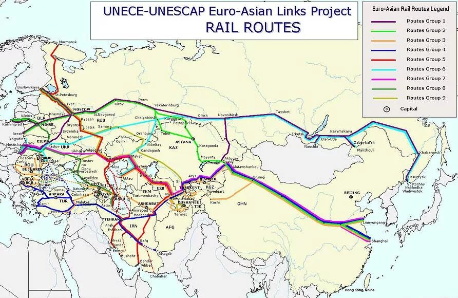 Дороги евразии. Карта железных дорог России и Китая. Железнодорожные пути Евразии. Транспортные магистрали центральной Азии. Международные транспортные магистрали Китай.