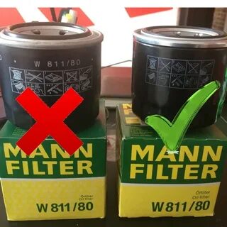 Масляные фильтры mann как отличить подделку