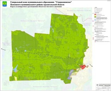 Плесецкая архангельская область на карте