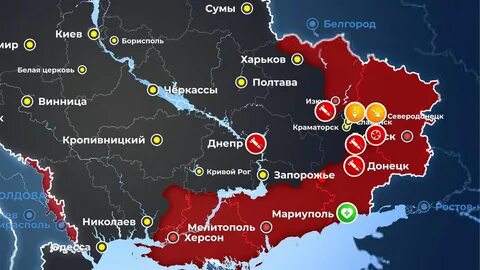 Карта украины 25.07 2024
