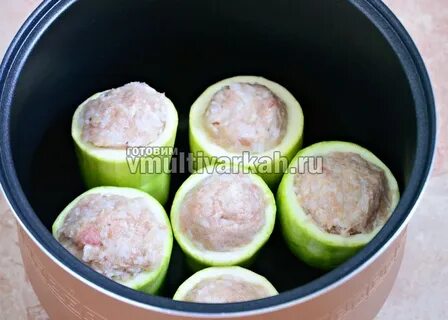 Вкусные кабачки фаршированные мясом