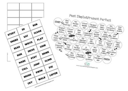 Past simple present perfect games