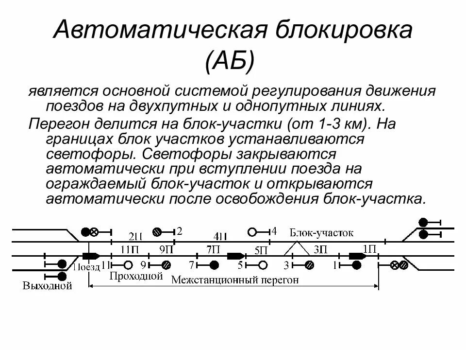 Блок участки автоблокировки. Автоматическая блокировка ОКЖД. Системы регулирования движения поездов. Блок-участок на ЖД.