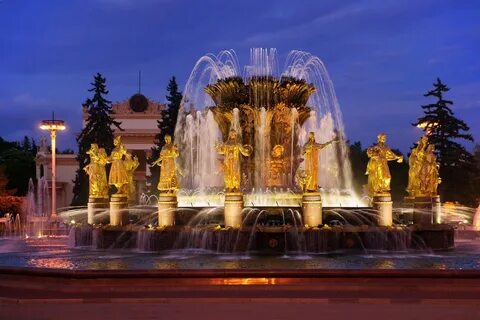 Москва вднх золотой