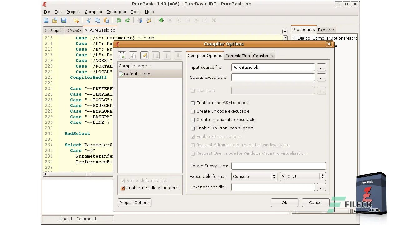 Project compiler