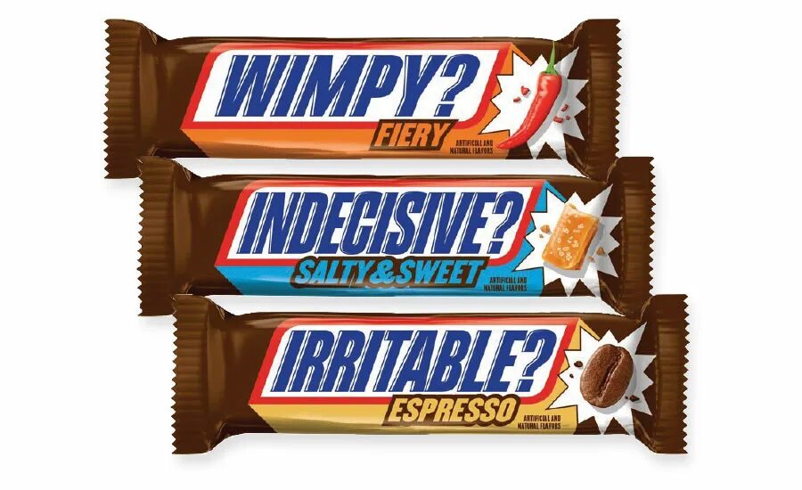 I need a new of snickers