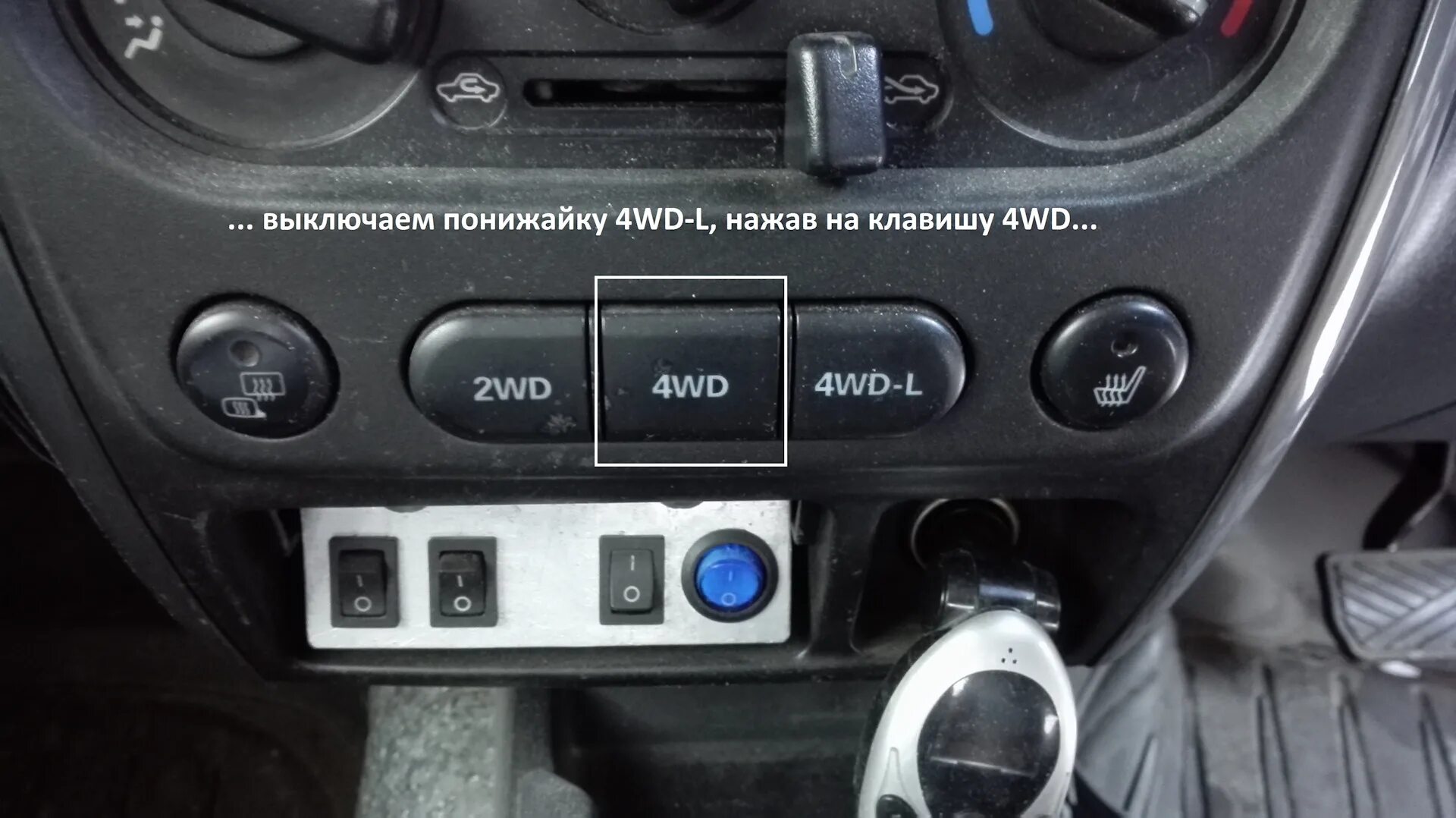 Как включить 4 вд