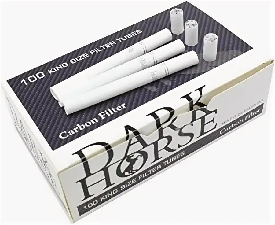 Сигареты с угольным фильтром. Гильзы сигаретные Dark Horse Carbon. Сигаретные гильзы Dark Horse - Carbon (100 шт. Гильзы Dark Horse с угольным фильтром. Гильзы для сигарет с фильтром дарк хорсе.