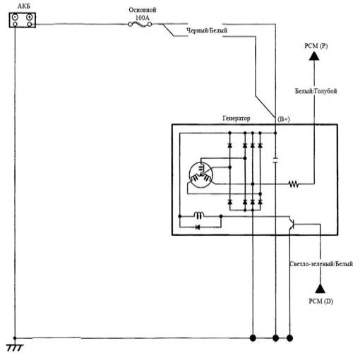 5 схема зарядки. электрическая схема мазда премаси 1999. мазда фамилия 2001 подключение генератора схема. схема генератора мазда. мазда mpv 2 схема зарядки.