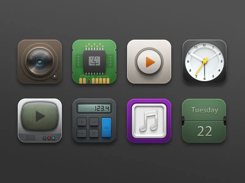 Ios icon pack. Скевоморфизм ios. скевоморфизм иконки. иконка ios скевоморфизм. иконки в стиле скевоморфизм.
