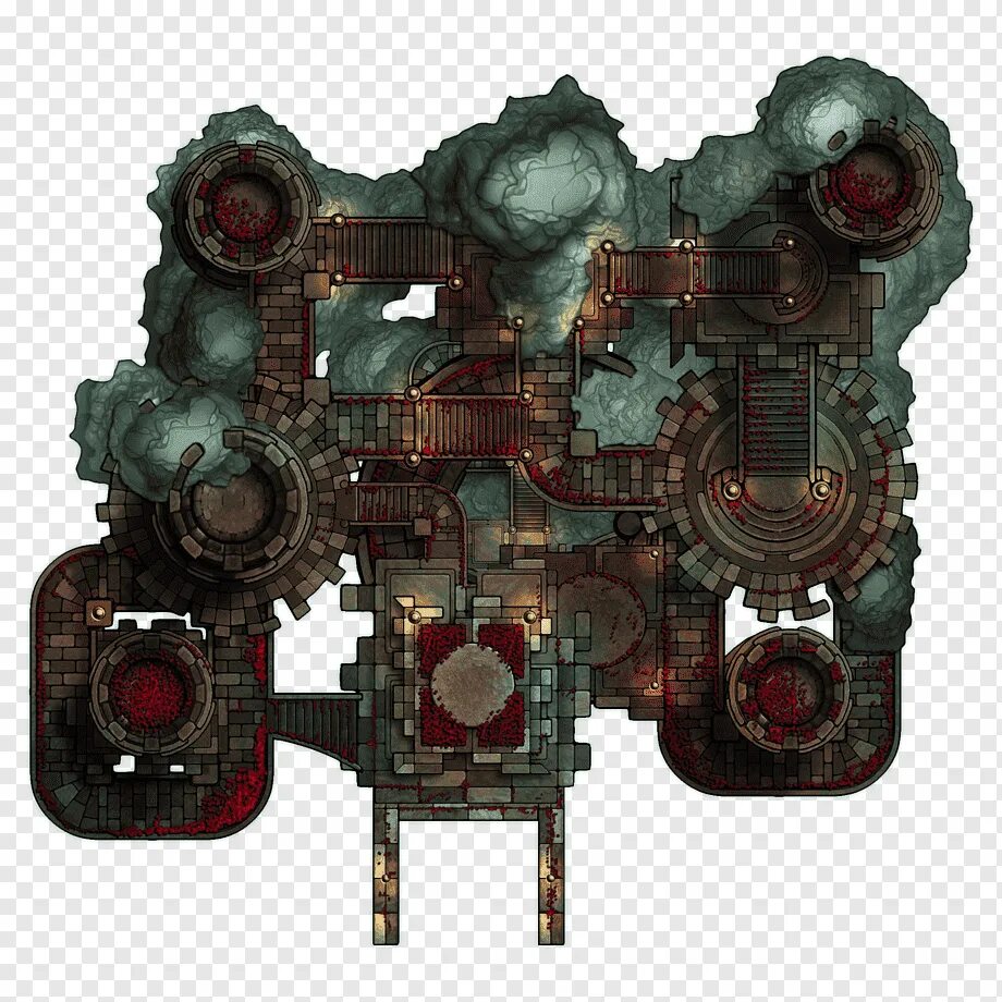 Fallen map