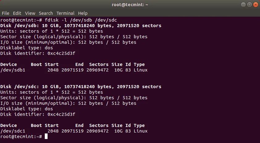 Ubuntu mount disk