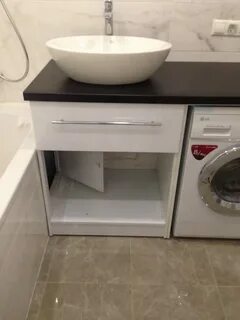 Тумба в ванную со столешницей
