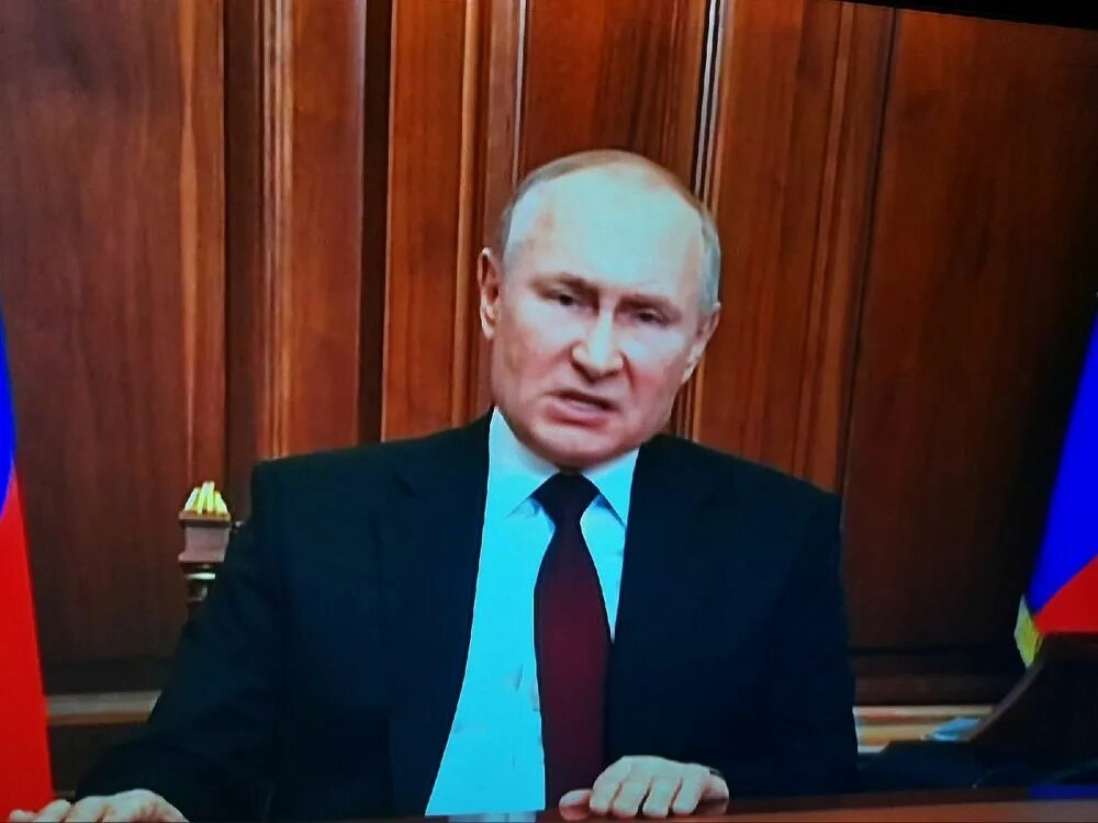 Обращение Путина. Обращение президента 2022. 21 февраля в рф