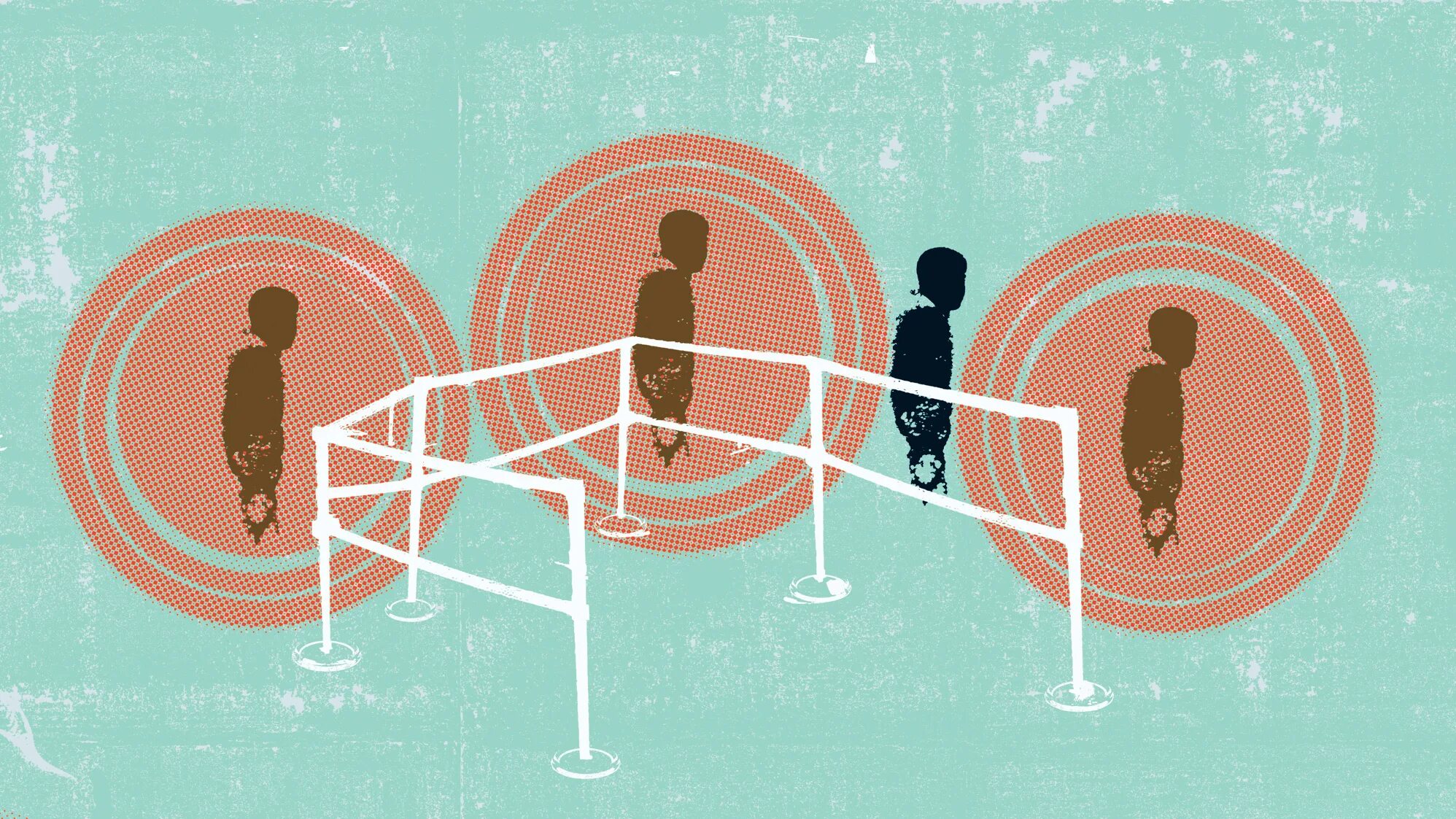 Learning the hard way. Personal space illustrations. personal space in the. personal space &amp; queueing.