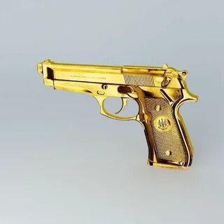 Gold gun