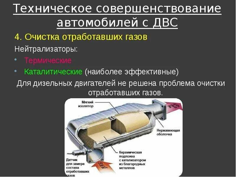 Очистка отработавших газов. Нейтрализатор отработавших газов он 411. Состав отработавших газов двигателей внутреннего сгорания. Система очистки выхлопных газов автомобиля. Устройство каталитического нейтрализатора.