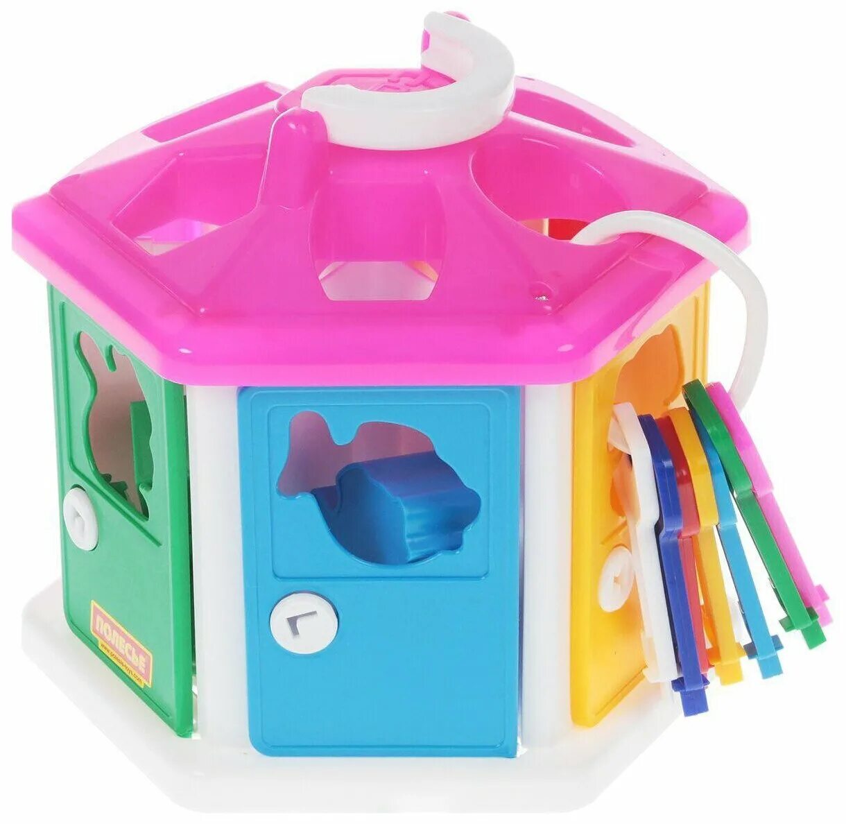 сортер домик полесье - 6196. домик "сортер", арт. домик сортер. сортер полесье домик для зверей. сортер «домик фрукты-ягоды».