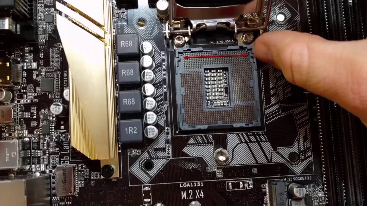 Установка cpu