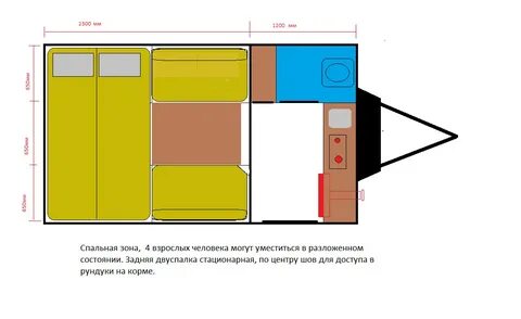Жилой прицеп чертеж