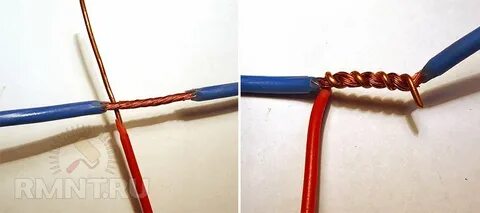 Подключение одножильного кабеля