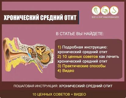 Средний отит рекомендации