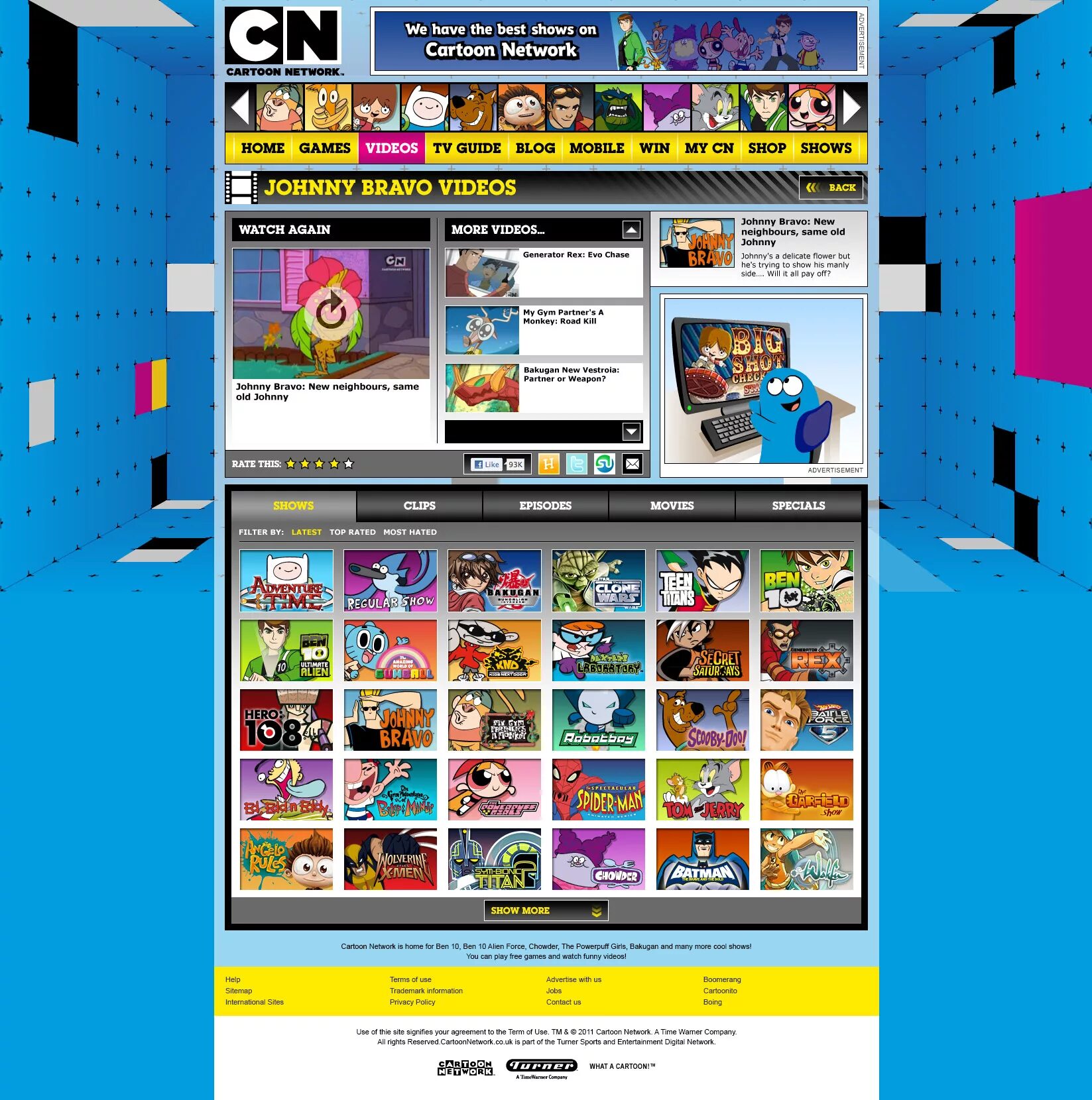 Cartoon network видео