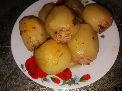 Картошка фаршированная мясом рецепт