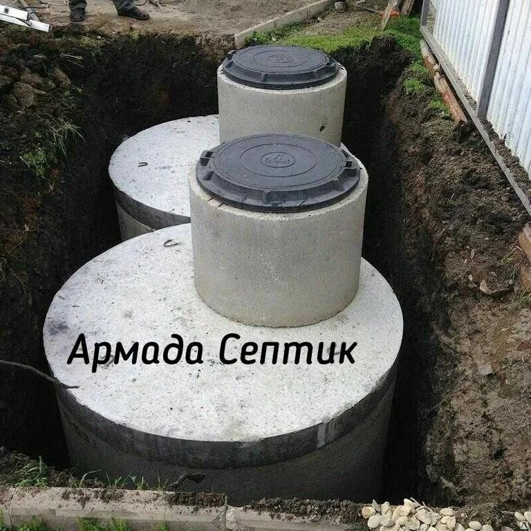 Установка жби колец. Выгребная яма кс10. септик из бетонных колец 2х2. септик из жб колец 2+2. септик 3 2 2 из бетонных колец.