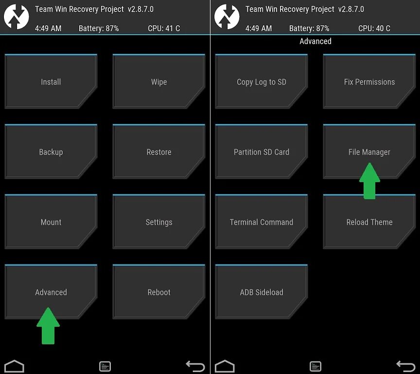 Android system web