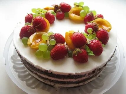 Фрукты в торт какие