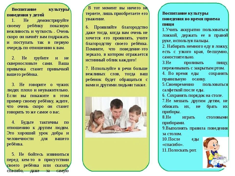 Рекомендации по воспитанию ребенка дошкольного возраста. Брошюра для родителей. Памятка для родителей по воспитанию. Брашурка для родителей. Памятка по воспитанию детей.