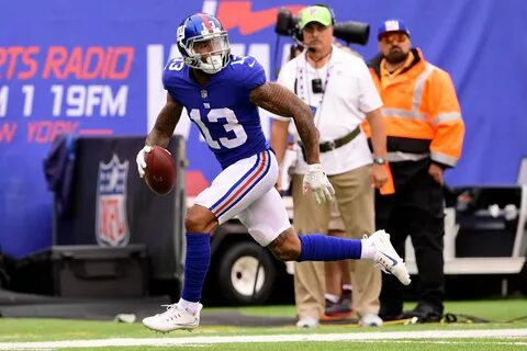 The New York Giants' WR is reportedly holding out for a... Getty Image...