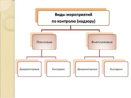 Выберите все виды надзорных мероприятий