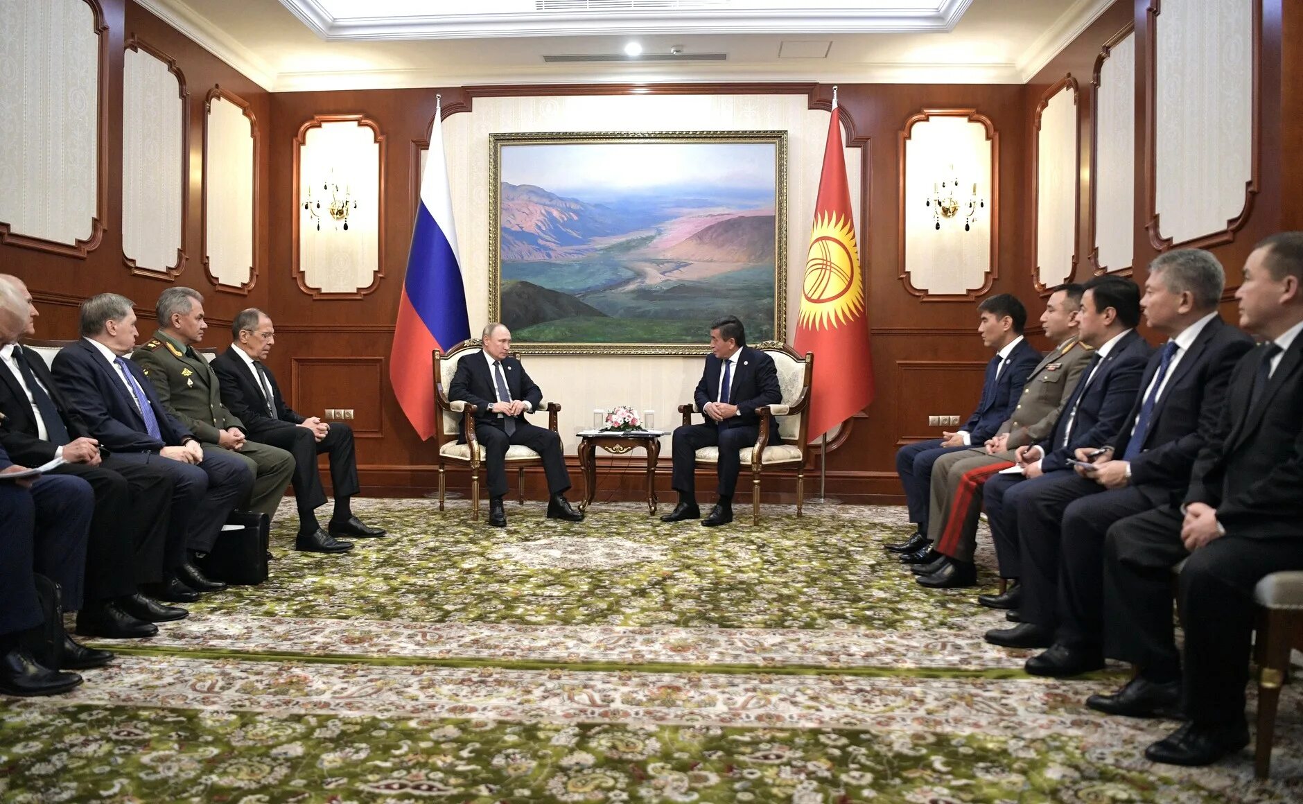 встреча киргизия