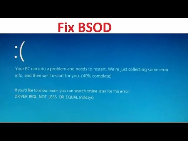 Ndis sys синий экран windows. Ndis sys синий экран. ndis.sys синий экран windows 10. синий экран driver irql not less or equal windows 10. driver_irql_not_less_or_equal, ndis.sys.
