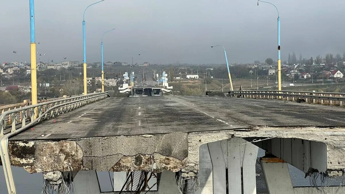 Стремоусов исключил разрушение Антоновского моста в Херсоне - РБК