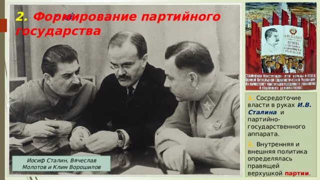 Формирование партийного государства. Политическая система ссср в 1930-е формирование партийного государства.