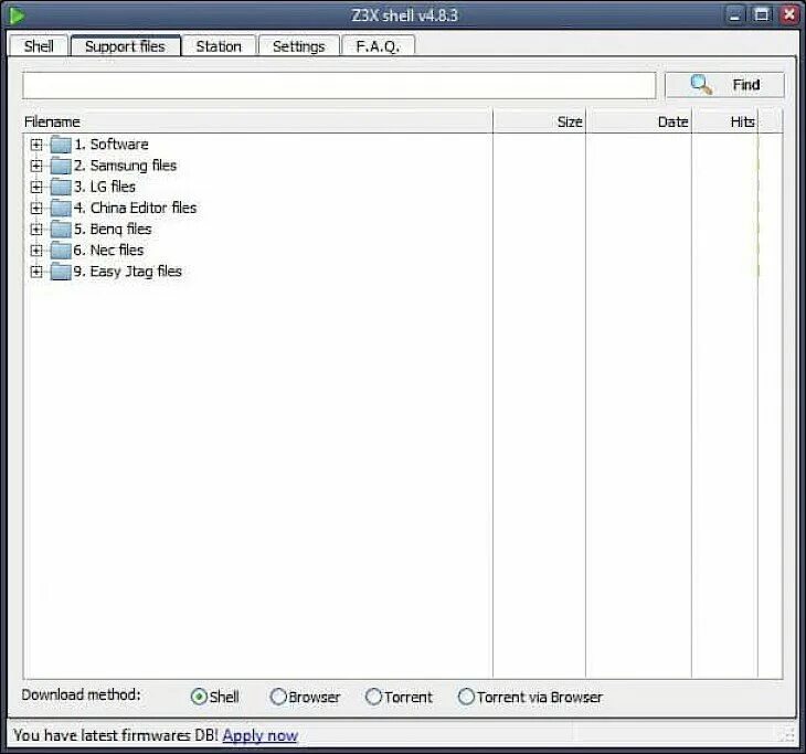 Shell setup. Z3x shell device manager. win x shell. shelly x3 pro.