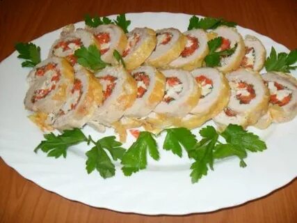 Рулет из курицы на праздничный стол