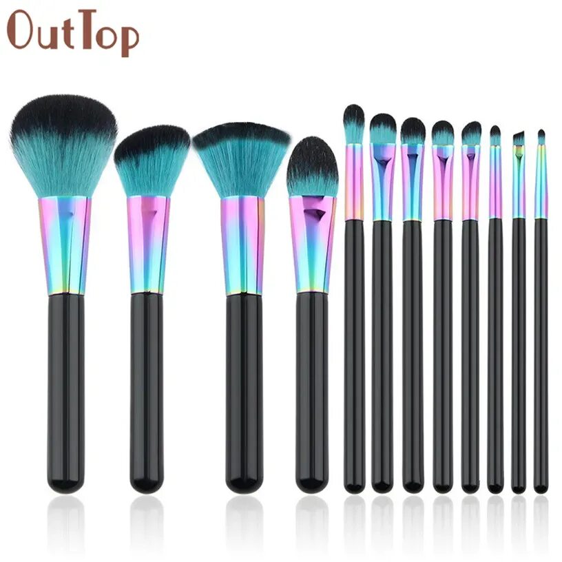 Набор кистей для макияжа Pro Makeup Brush Set. «Adore Brush кисти для макияжа». Кисть-щетка макияжная Universal Brush № 4 (01 Радужная ручка). Farres кисть для макияжа ml105. Какие кисти для макияжа купить