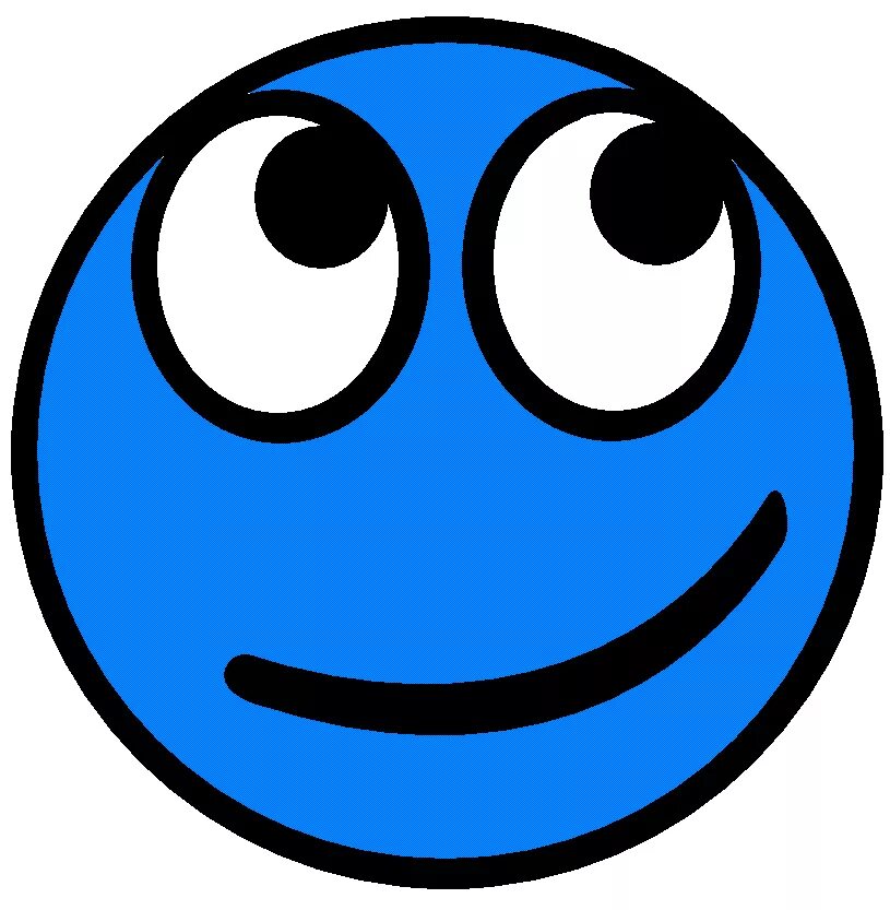 Смайлик синий глаз. Смайлик в шоке. face-blue-smiling. смайлик шок png.